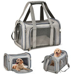 Dog Carrier Backpack: Soft-Sided, Airline Approved Pet Travel Bag for Small Dogs and Cats
