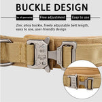 Outdoor Tactical Dog Collar with Metal Buckle