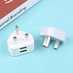 UK 3-Pin Plug to Type-B USB Charger for Dog Training Devices