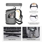 Expandable and Portable Pet Backpack for Cats and Small Dogs
