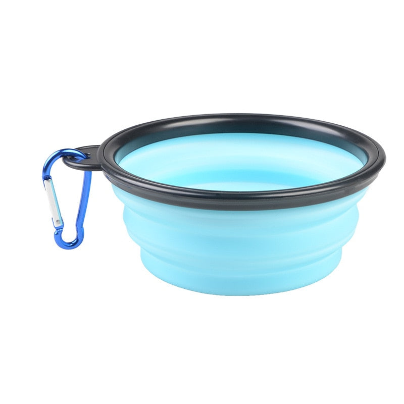 Collapsible Silicone Pet Bowl Outdoor