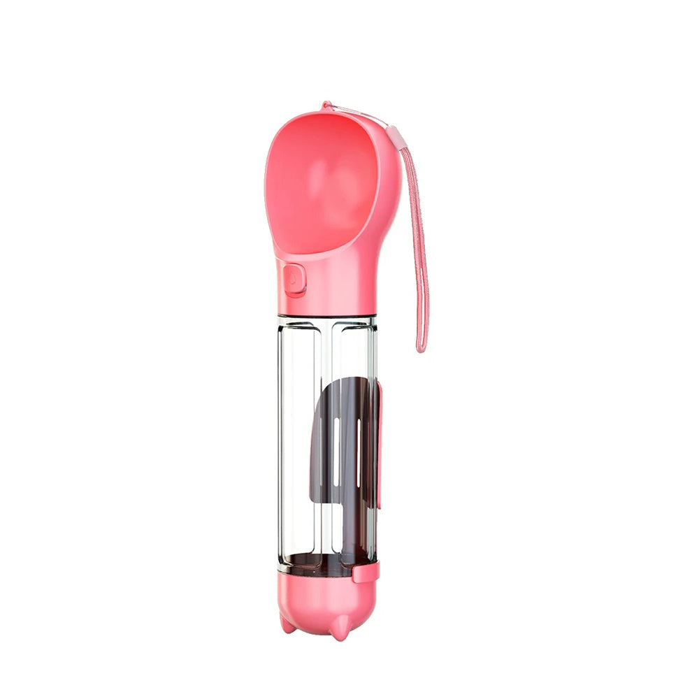 Portable Multifunctional Dog Water Bottle with Poop Dispenser