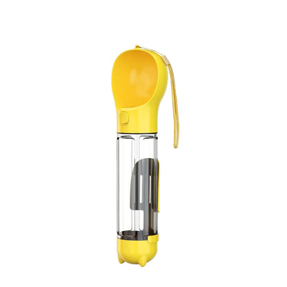 Portable Multifunctional Dog Water Bottle with Poop Dispenser