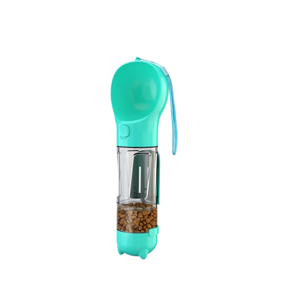 Portable Multifunctional Dog Water Bottle with Poop Dispenser