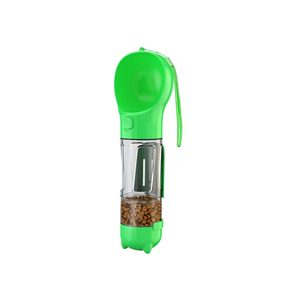 Portable Multifunctional Dog Water Bottle with Poop Dispenser