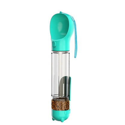 Portable Multifunctional Dog Water Bottle with Poop Dispenser