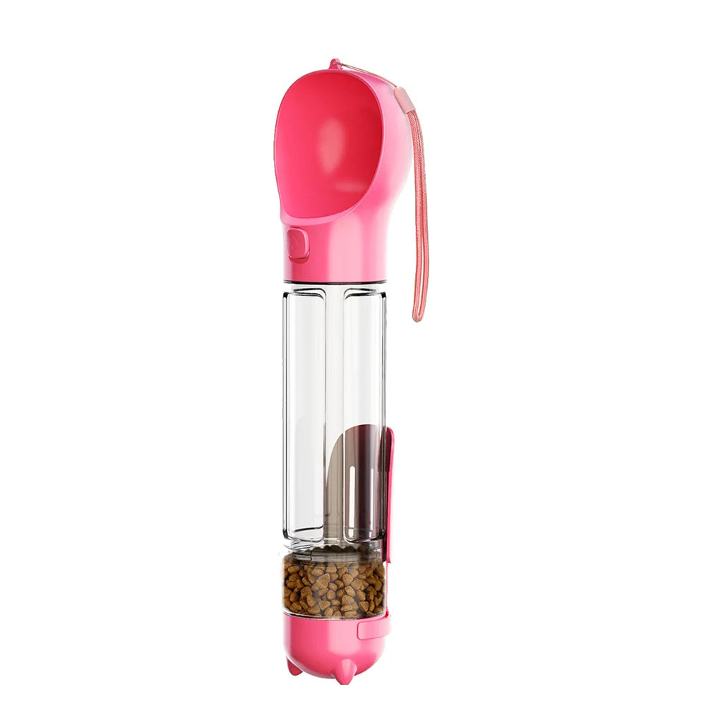 Portable Multifunctional Dog Water Bottle with Poop Dispenser