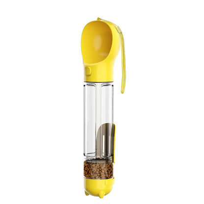 Portable Multifunctional Dog Water Bottle with Poop Dispenser