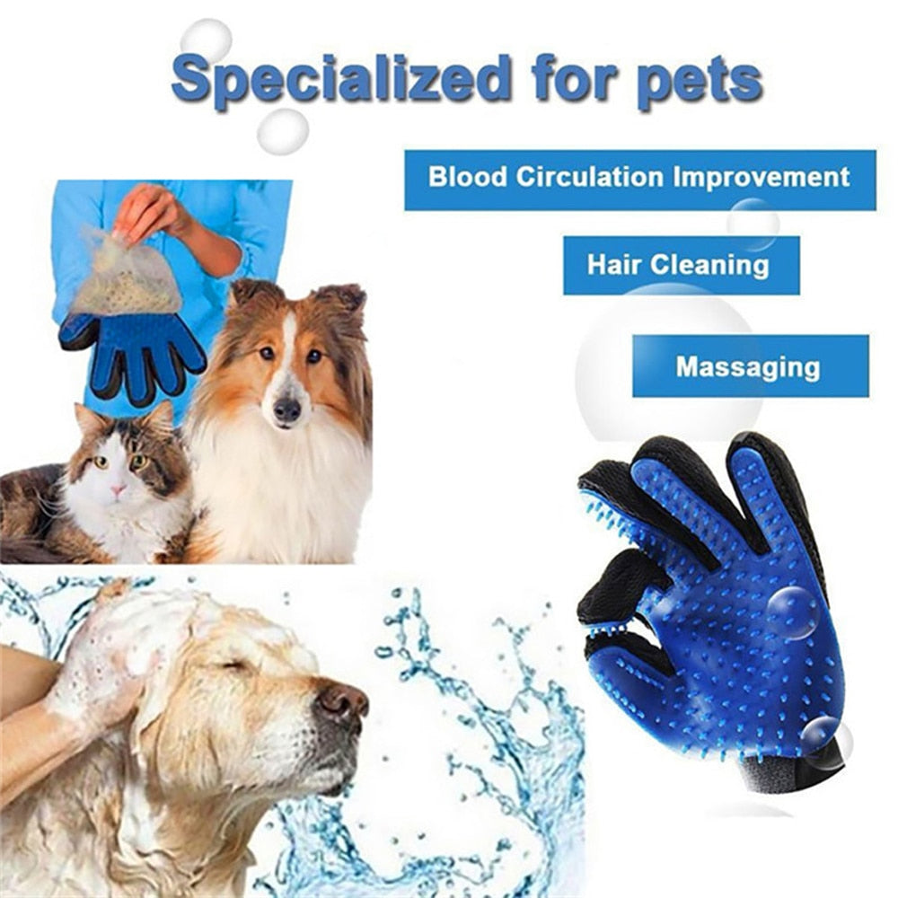 Pet Grooming Glove Brush