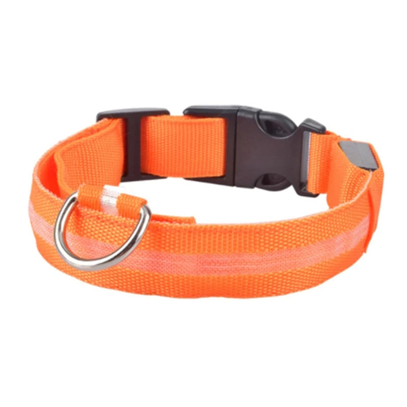 Adjustable LED Luminous Dog Collar