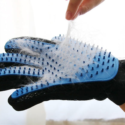 Pet Grooming Brush Glove