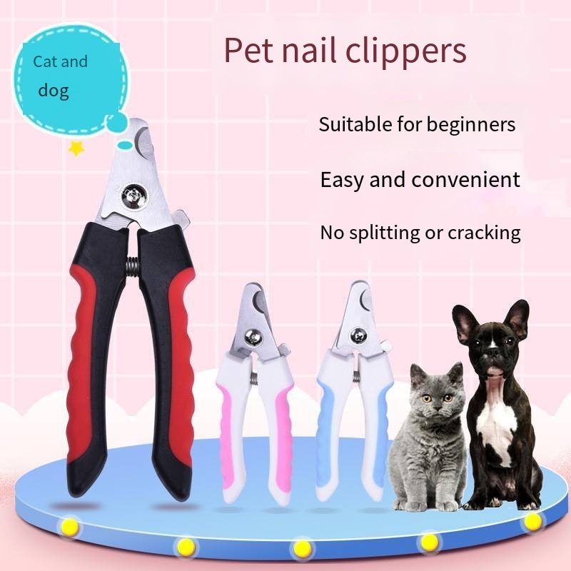 Professional Pet Cat Dog Nail Clipper Set (Size and Colour Options)